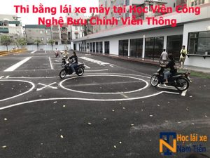 Thi Bang Lai Xe May Tai Hoc Vien Buu Chinh Vien Thong Ha Noi