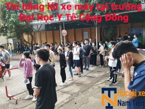 Thi Bang Lai Xe May Tai Truong Dai Hoc Y Te Cong Dong Ha Noi